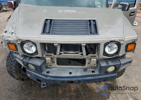 2003 Hummer H2 z USA, uszkodzony, nr VIN 5GRGN23UX3H148591